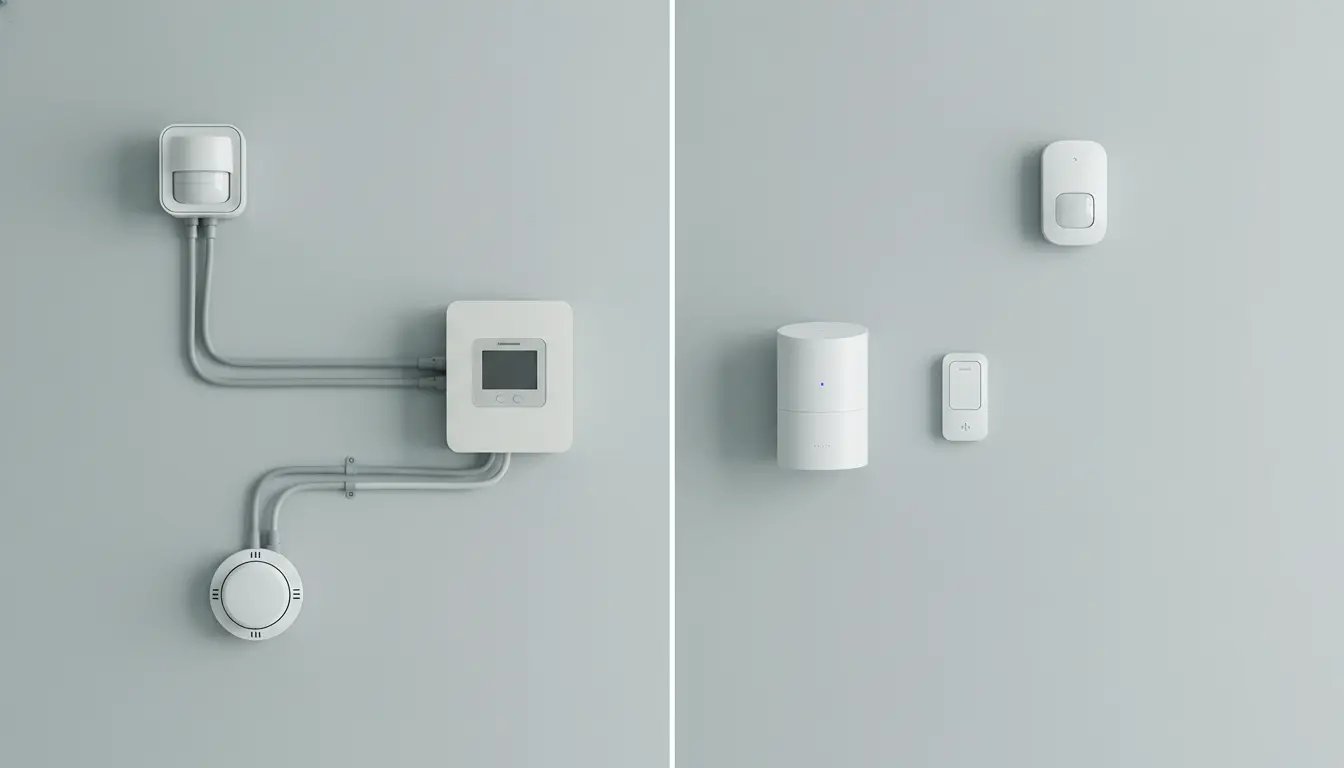 Drahtgebundene vs Funk-Alarmanlage: Welches System passt?